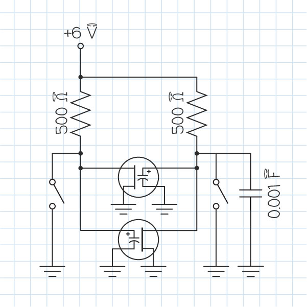 Flip-flop circuit diagram